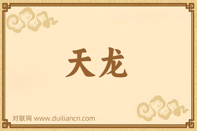 天龙词语的意思