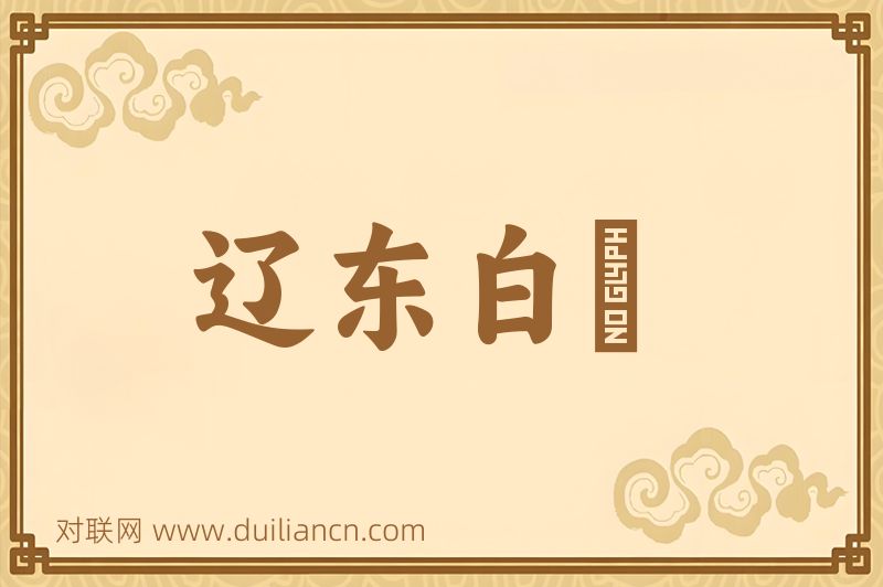 辽东白鸖词语的意思