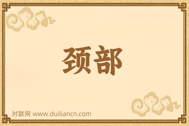 颈部词语的意思