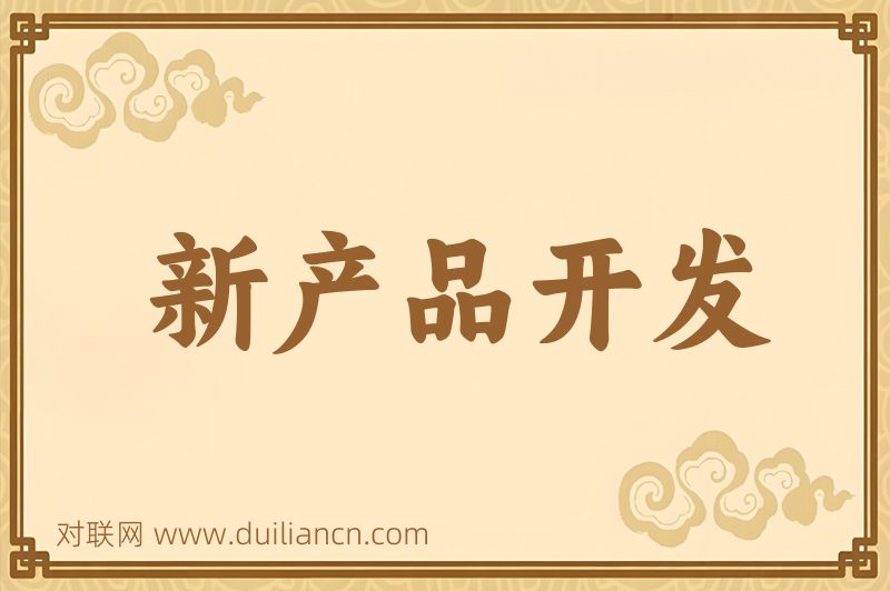 新产品开发词语的意思