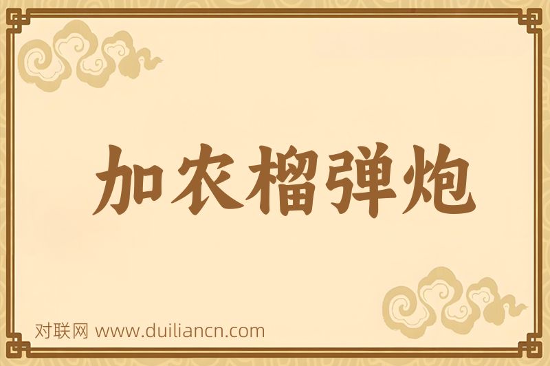 加农榴弹炮词语的意思