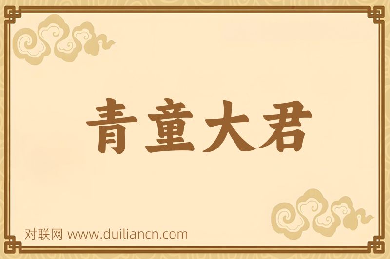 青童大君词语的意思