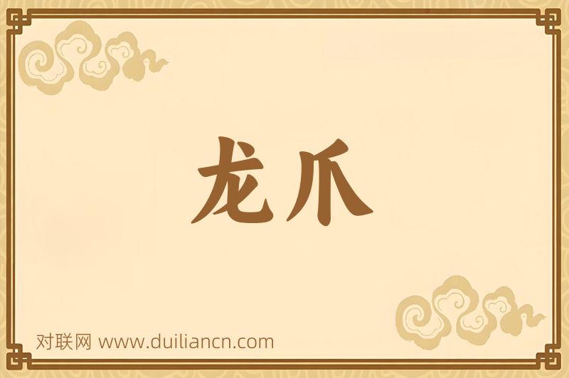 龙爪词语的意思