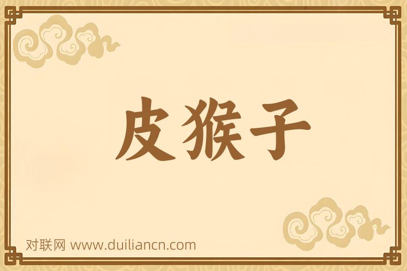 皮猴子词语的意思