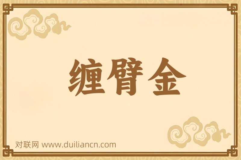 缠臂金词语的意思