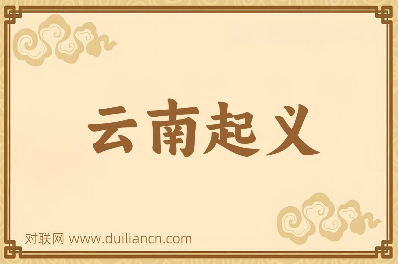 云南起义词语的意思