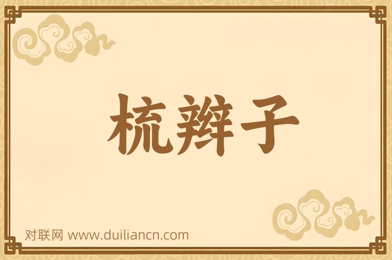 梳辫子词语的意思