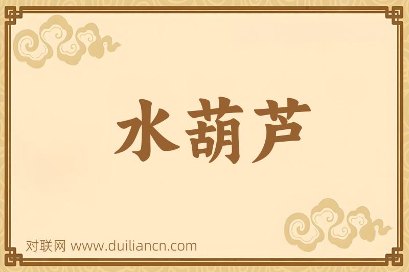 水葫芦词语的意思