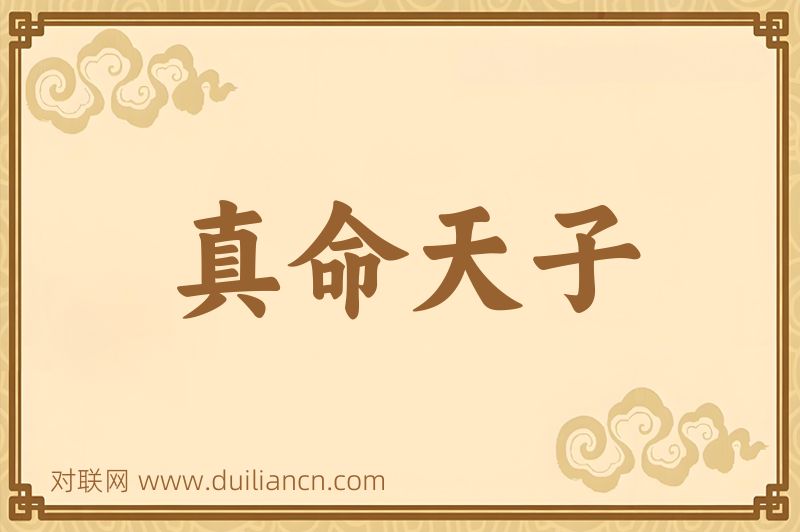 真命天子词语的意思