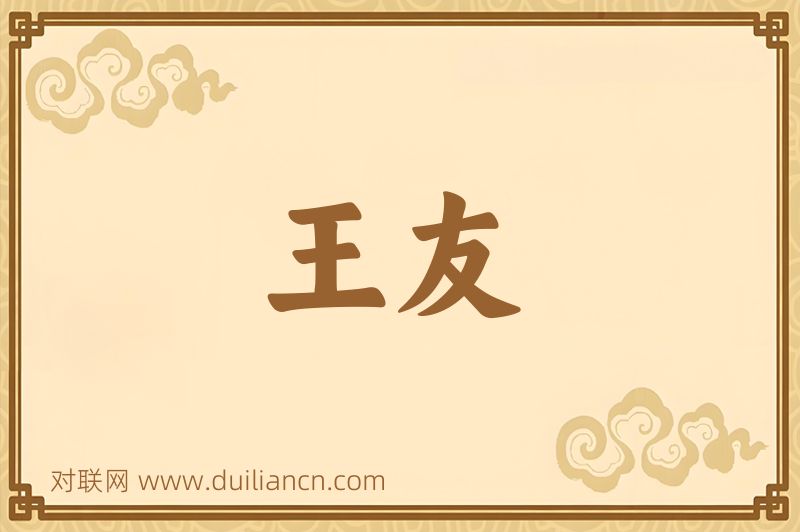 王友词语的意思