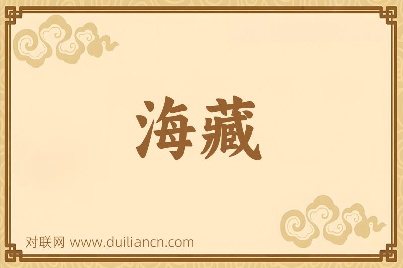 海藏词语的意思