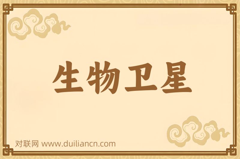 生物卫星词语的意思