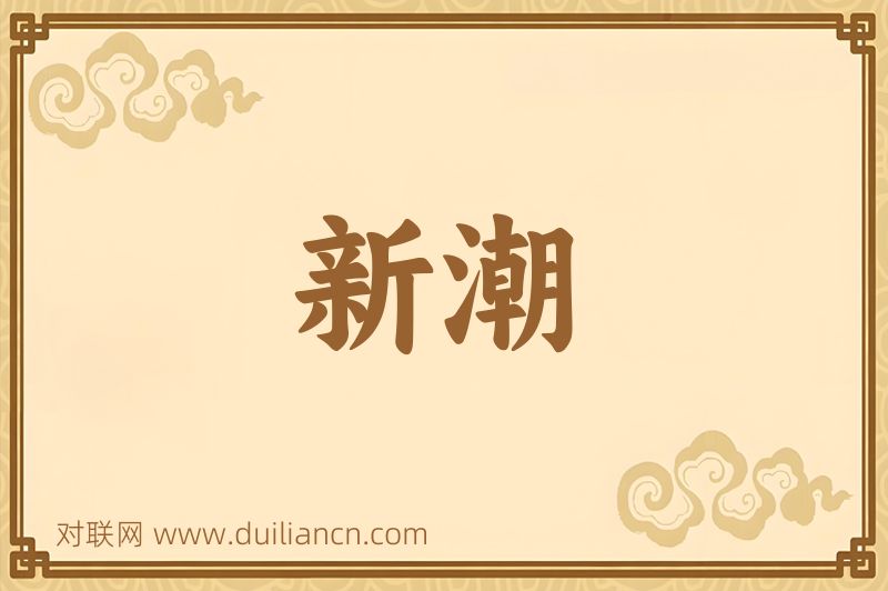 新潮词语的意思