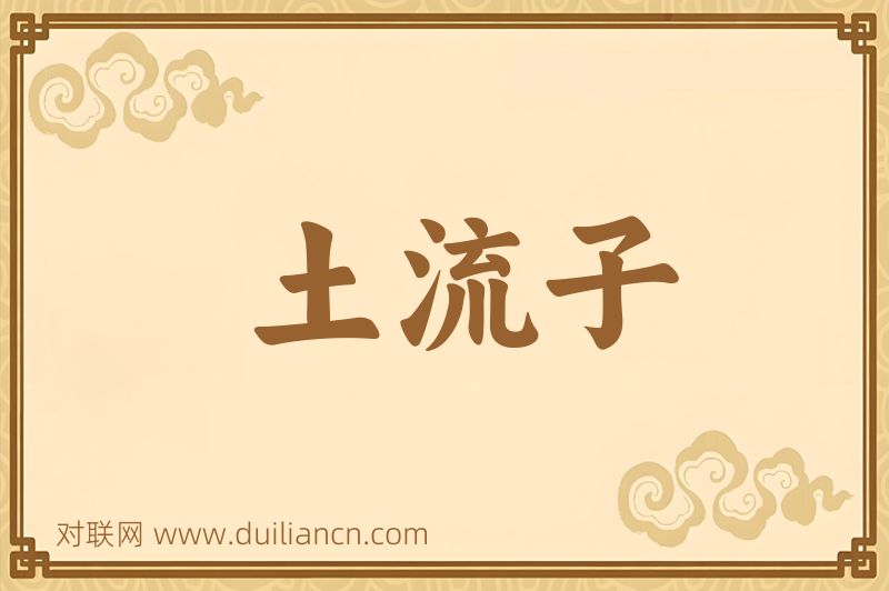 土流子词语的意思