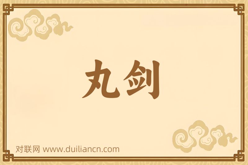 丸剑词语的意思