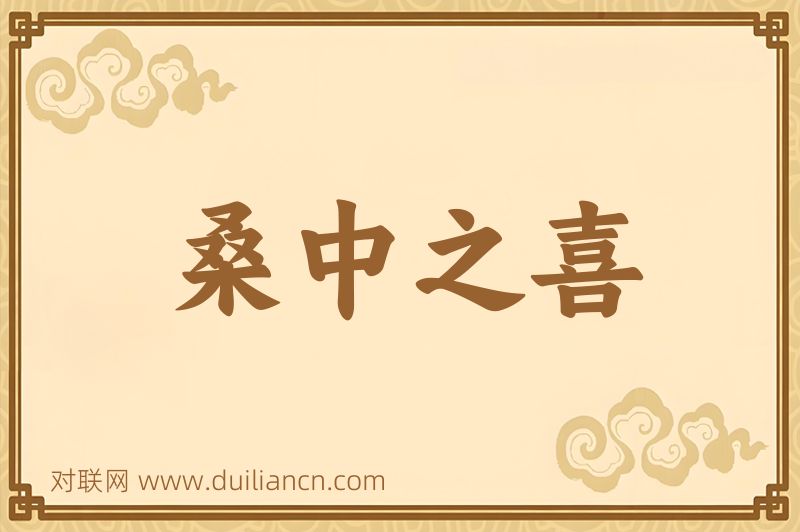 桑中之喜词语的意思