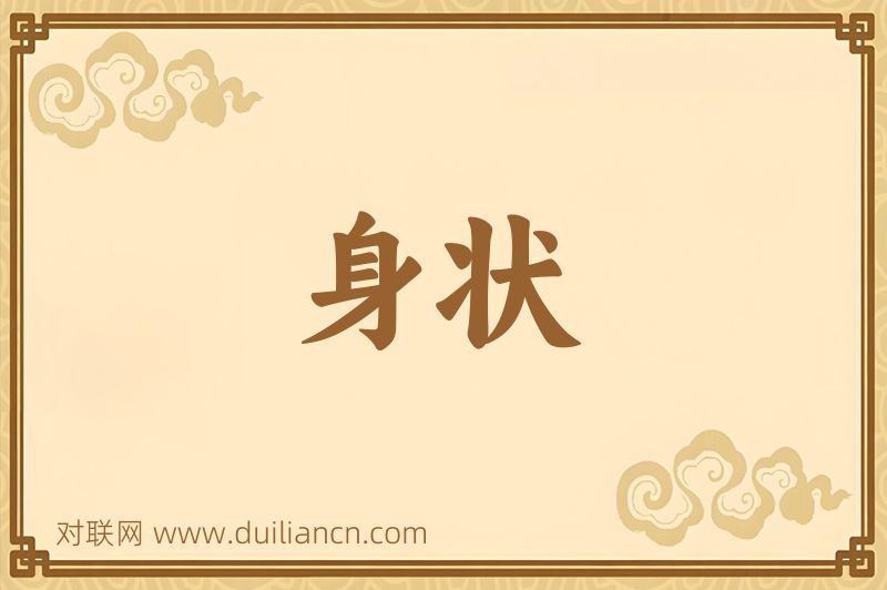身状词语的意思