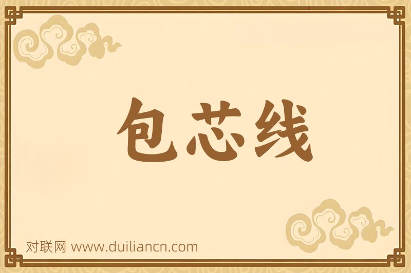 包芯线词语的意思