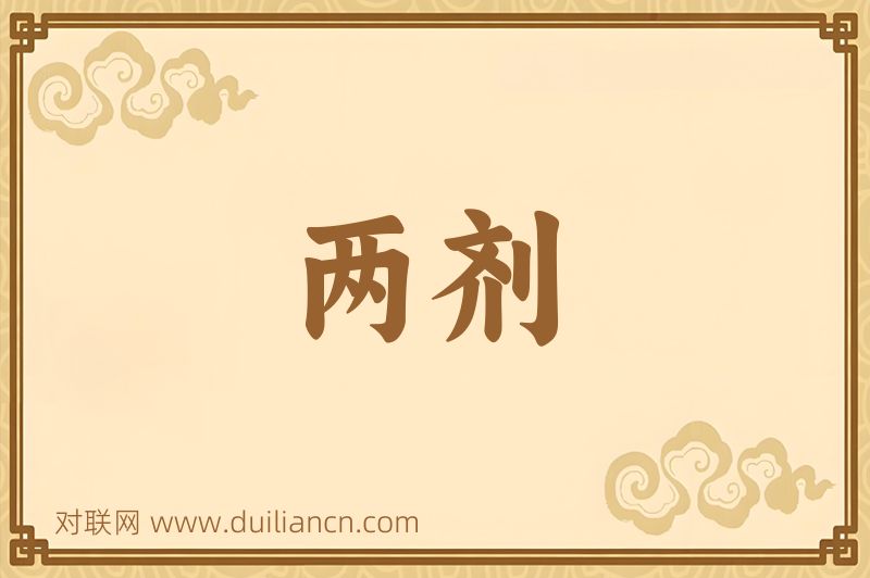 两剂词语的意思