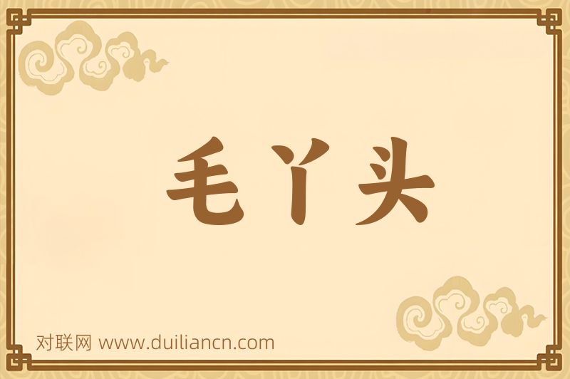 毛丫头词语的意思