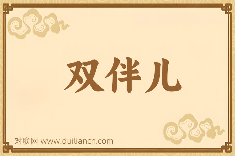 双伴儿词语的意思