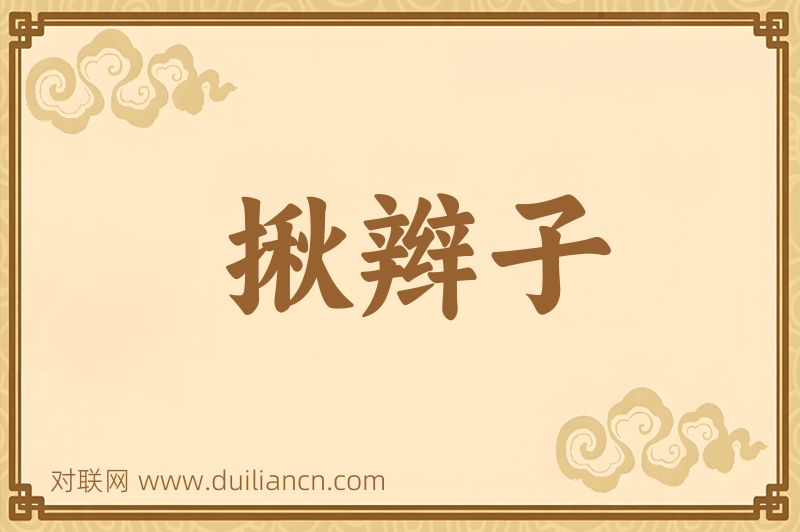 揪辫子词语的意思
