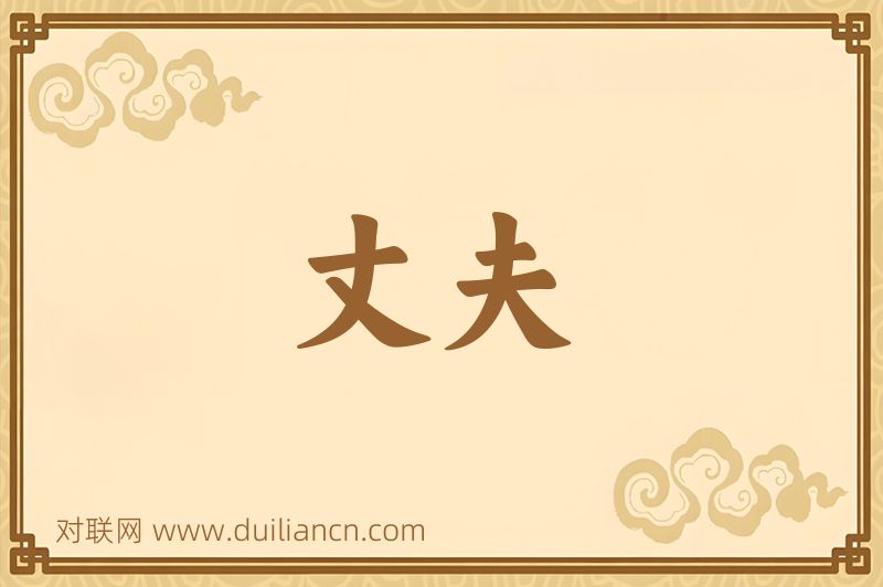 丈夫词语的意思