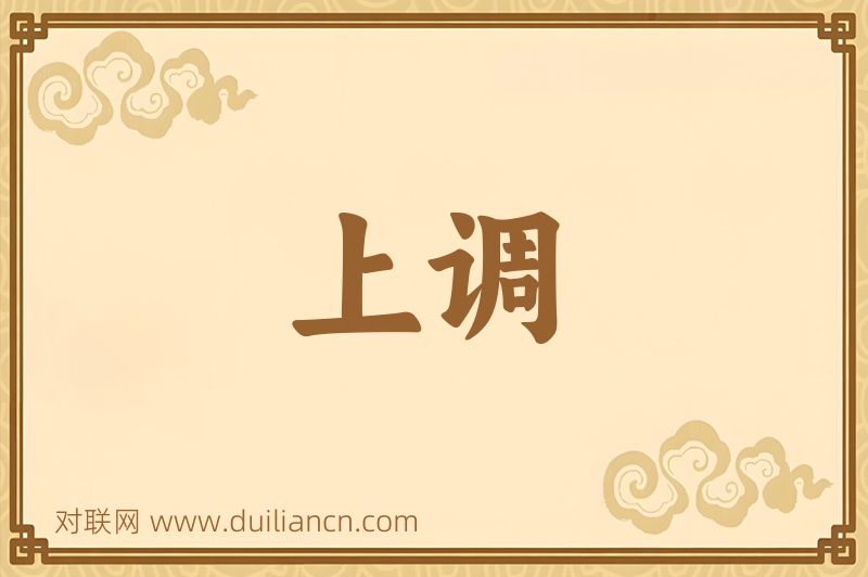 上调词语的意思