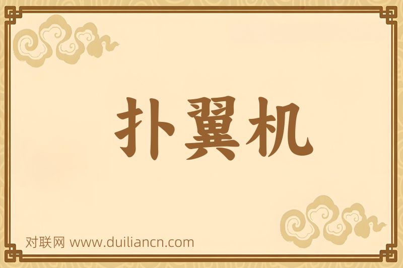 扑翼机词语的意思