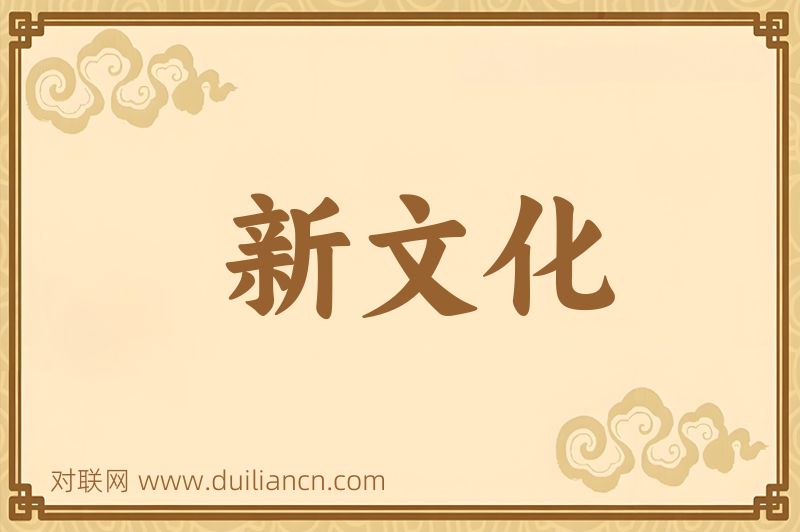 新文化词语的意思