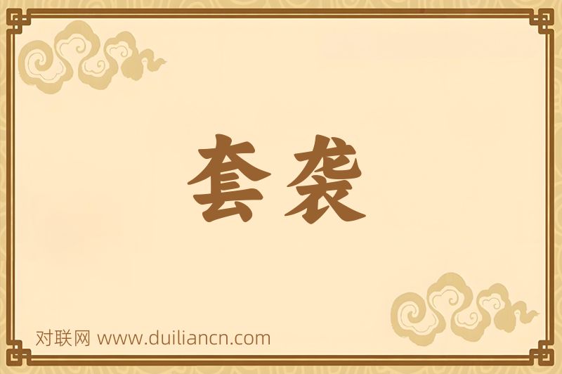 套袭词语的意思
