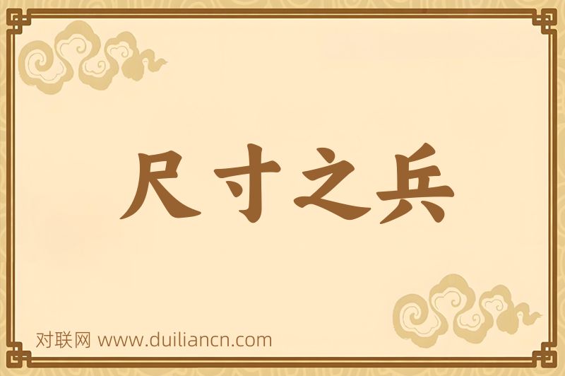 尺寸之兵词语的意思