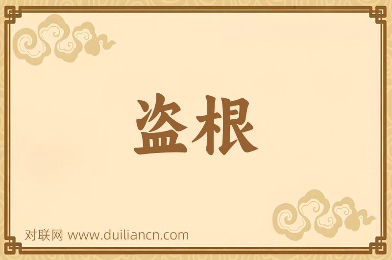 盗根词语的意思