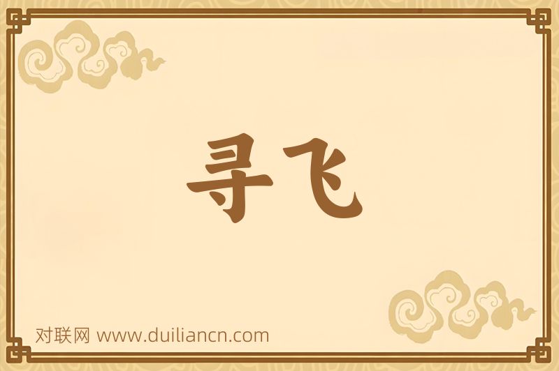 寻飞词语的意思