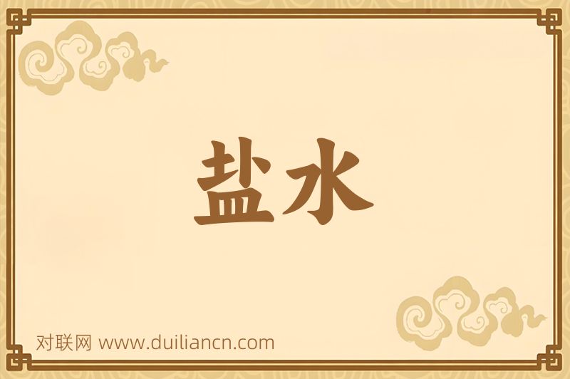 盐水词语的意思