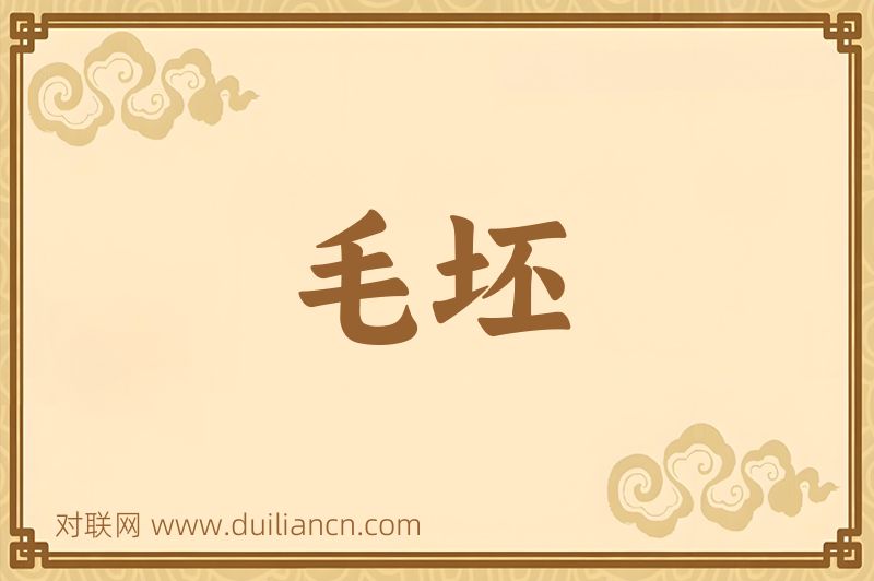 毛坯词语的意思