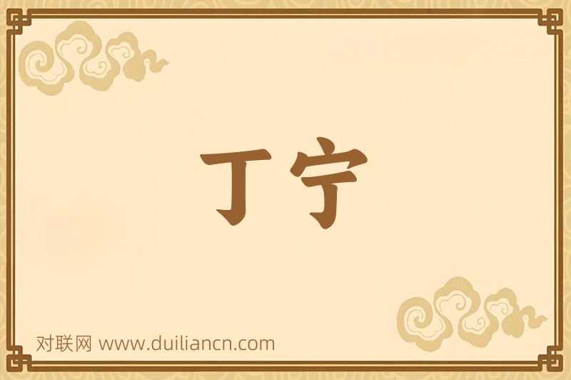 丁宁词语的意思