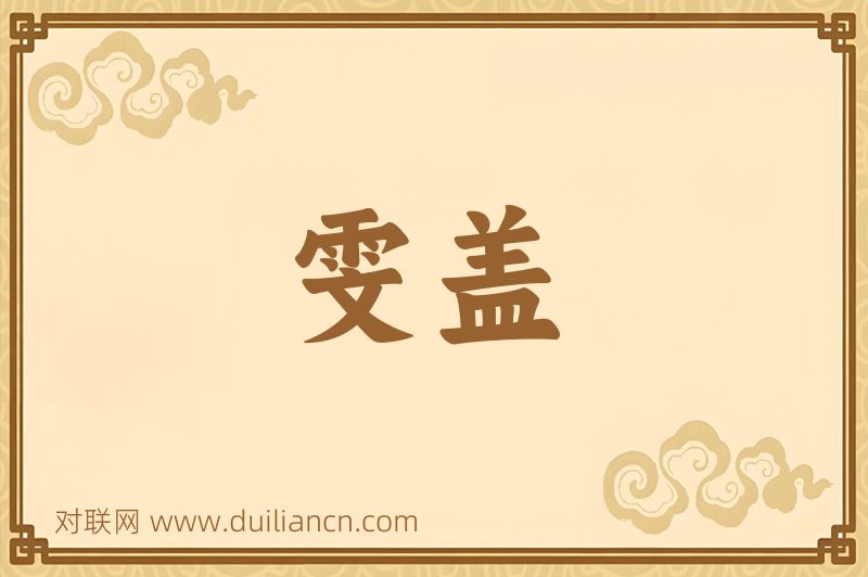 雯盖词语的意思