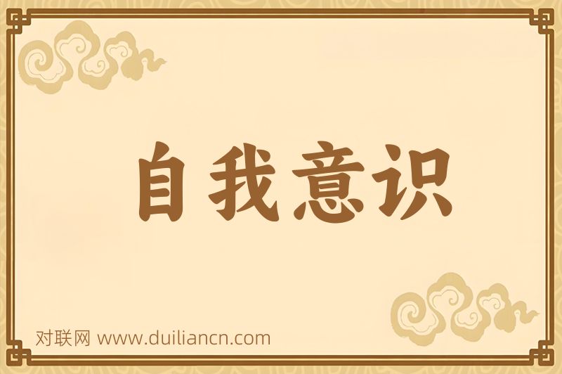 自我意识词语的意思