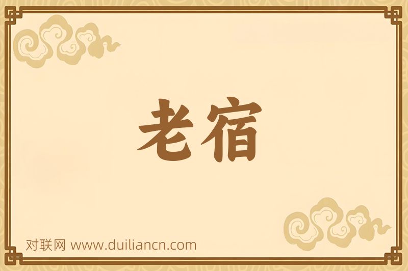老宿词语的意思