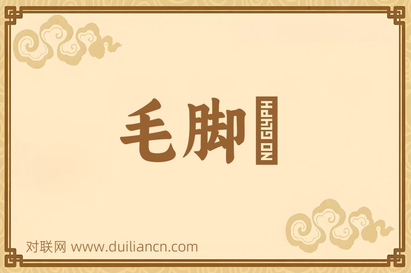毛脚鷄词语的意思