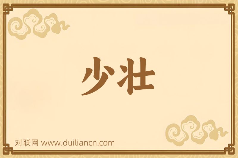 少壮词语的意思