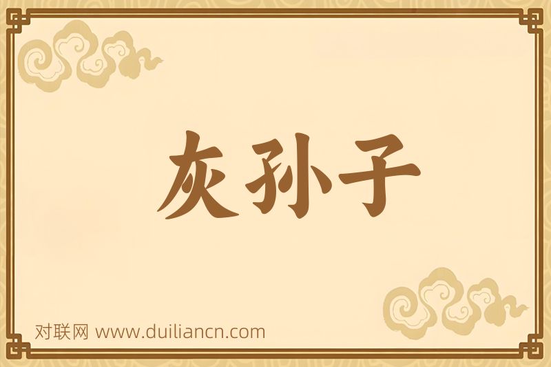 灰孙子词语的意思