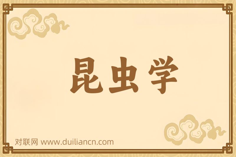 昆虫学词语的意思