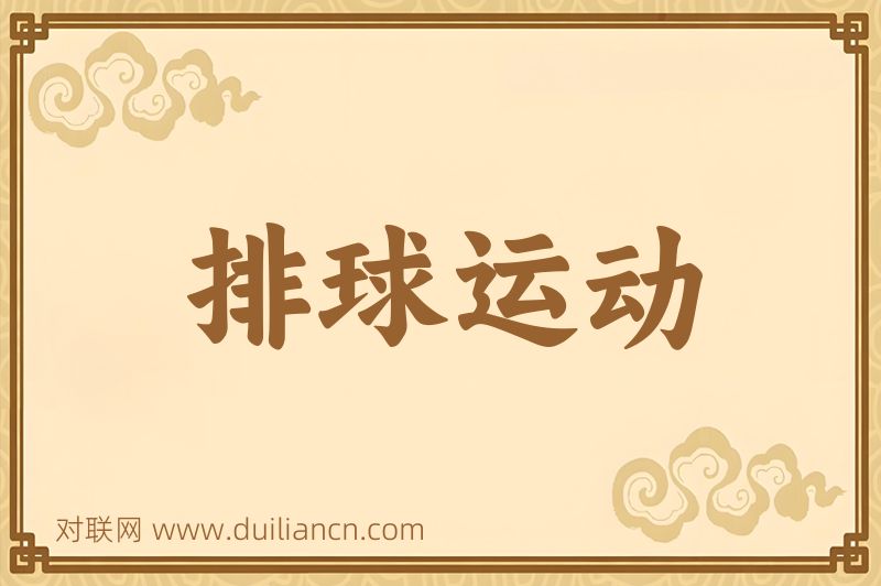 排球运动词语的意思