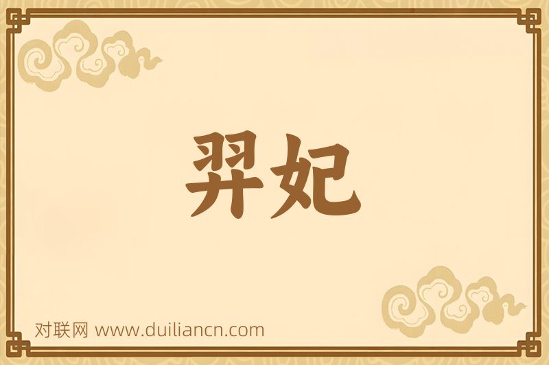 羿妃词语的意思