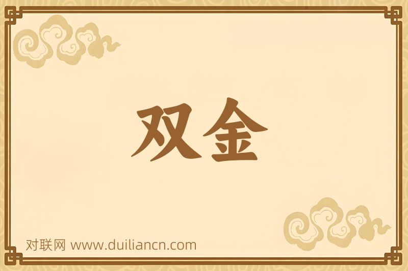 双金词语的意思
