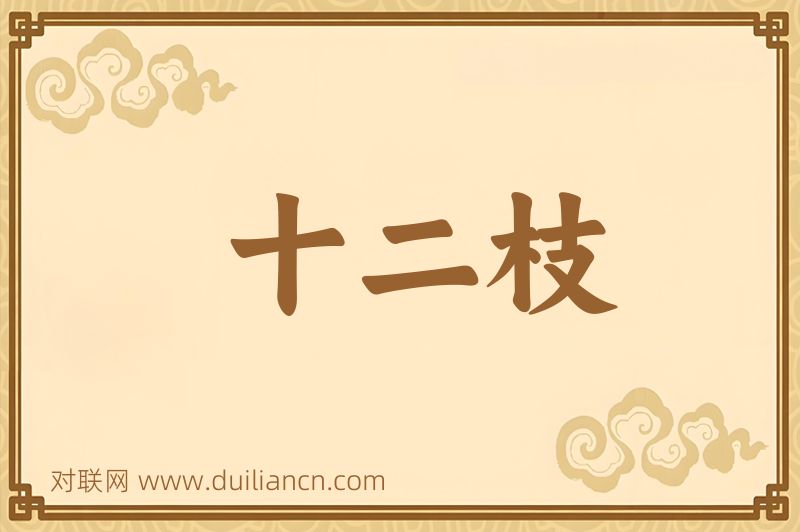 十二枝词语的意思
