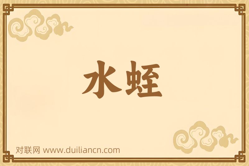 水蛭词语的意思