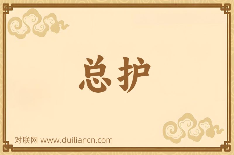 总护词语的意思